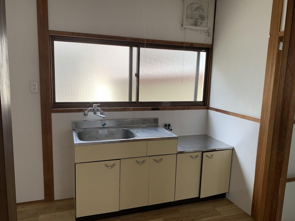 贈与型賃貸住宅の対象物件キッチンの現況